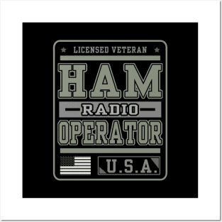 Licensed American Ham Radio Operator Posters and Art
